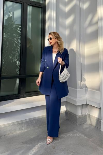 Asel Takım Lacivert