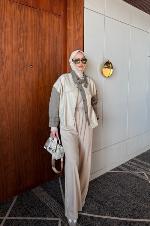 Asya Ceket Vizon