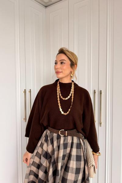 Senem Kazak Kahverengi