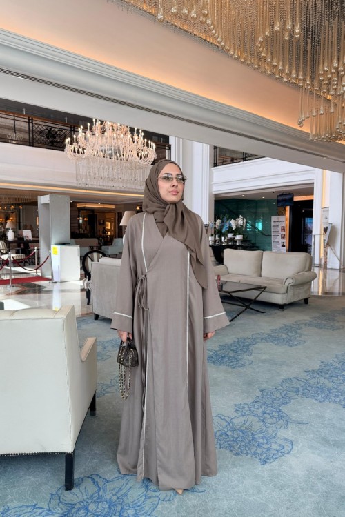 Parle Abaya Kahverengi