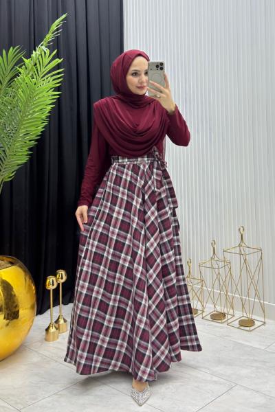 Yonca Etek Bordo Bordo